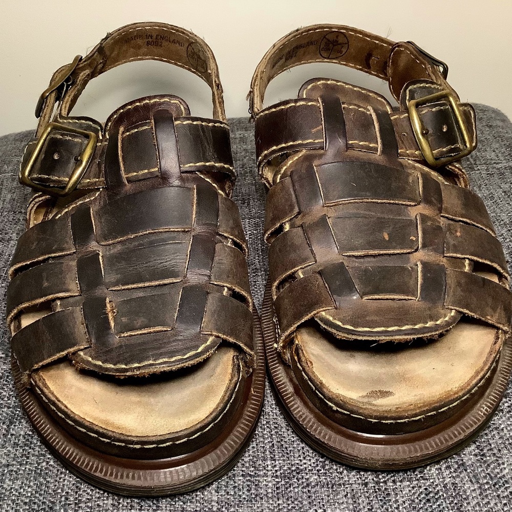 Dr. Martens leather fisherman sandals. Women’s size 7